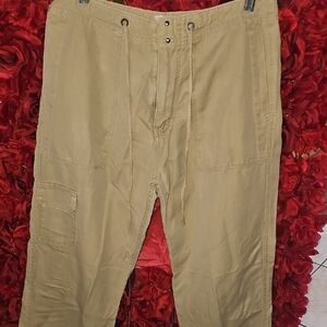Guess Men's Stylish Tan Cargo Pants Size 32